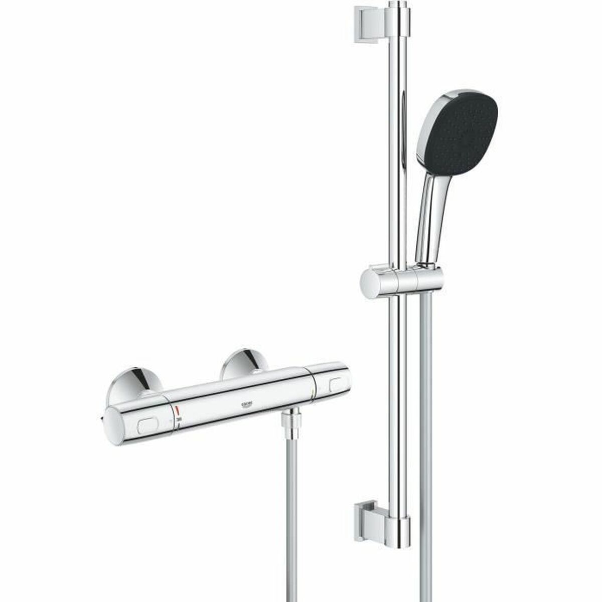 Colonne de douche Grohe Precision Trend Chrome Métal