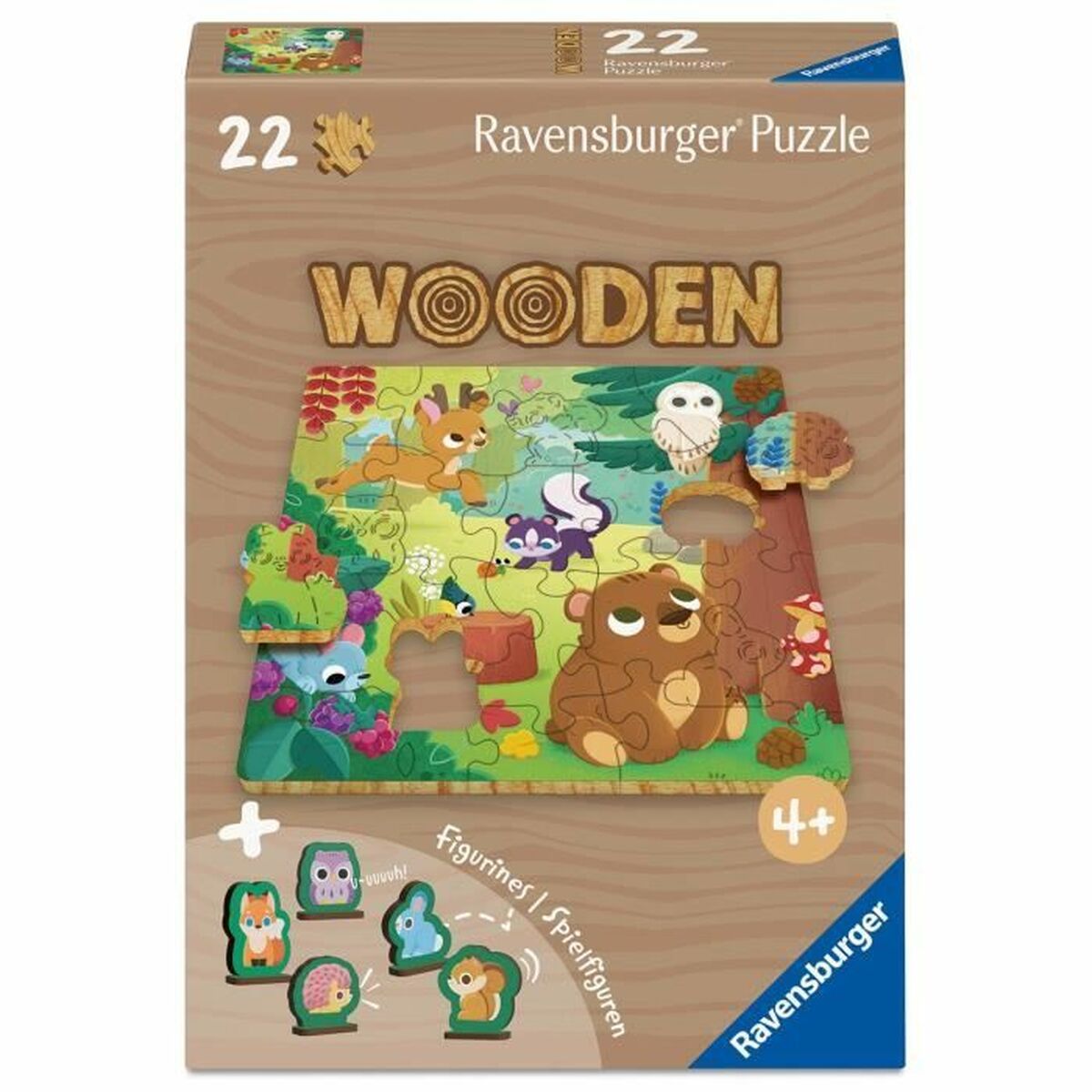 Puzzle Ravensburger Wooden 22 Pièces