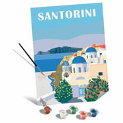 Set de peinture par numéros Ravensburger Santorini 30 x 40 cm