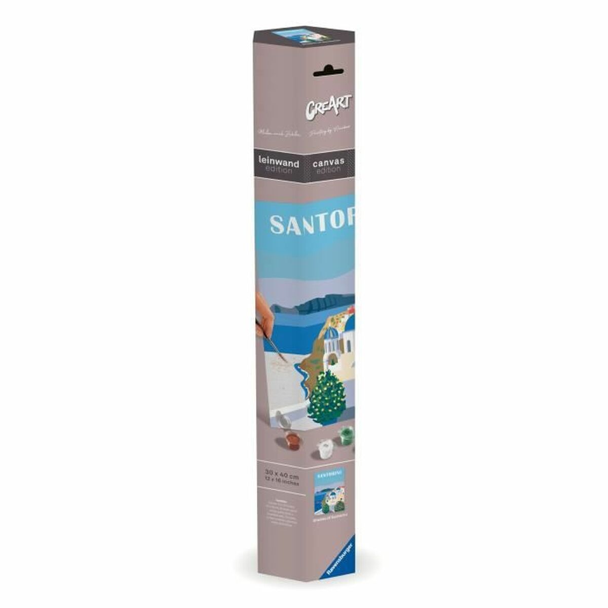 Set de peinture par numéros Ravensburger Santorini 30 x 40 cm