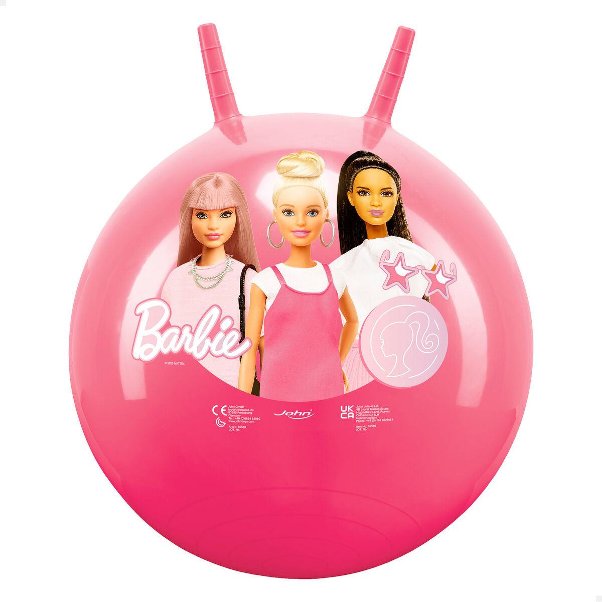 Boule à sauter Barbie Rose