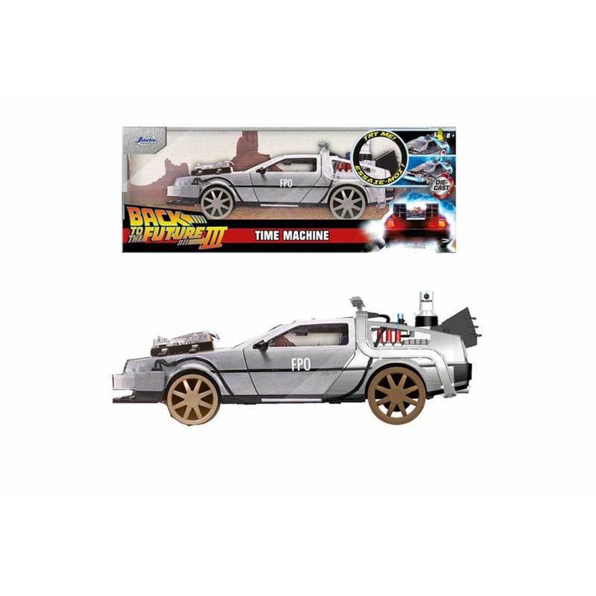 Voiture Smoby DeLorean - Back to the Future III 1885 1:24