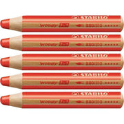 Crayons de couleur Stabilo Woody 3-en-1 (5 Unités)