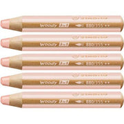 Crayons de couleur Stabilo Woody Abricot 3-en-1 (5 Unités)