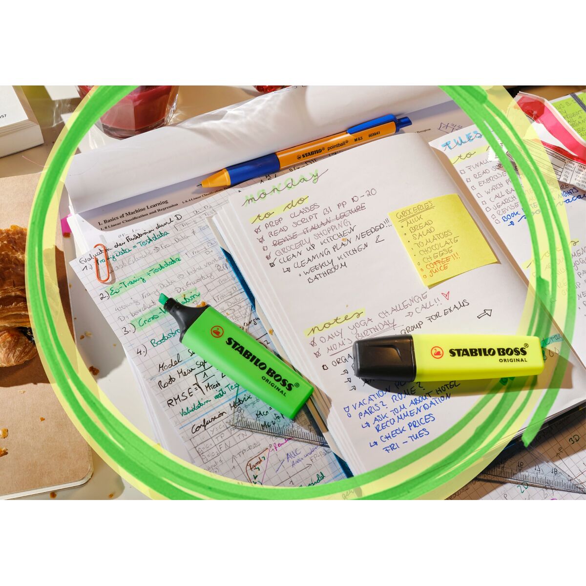 Ensemble de Marqueurs Fluorescents Stabilo BOSS ORIGINAL Multicouleur 6 Pièces (5 Unités)