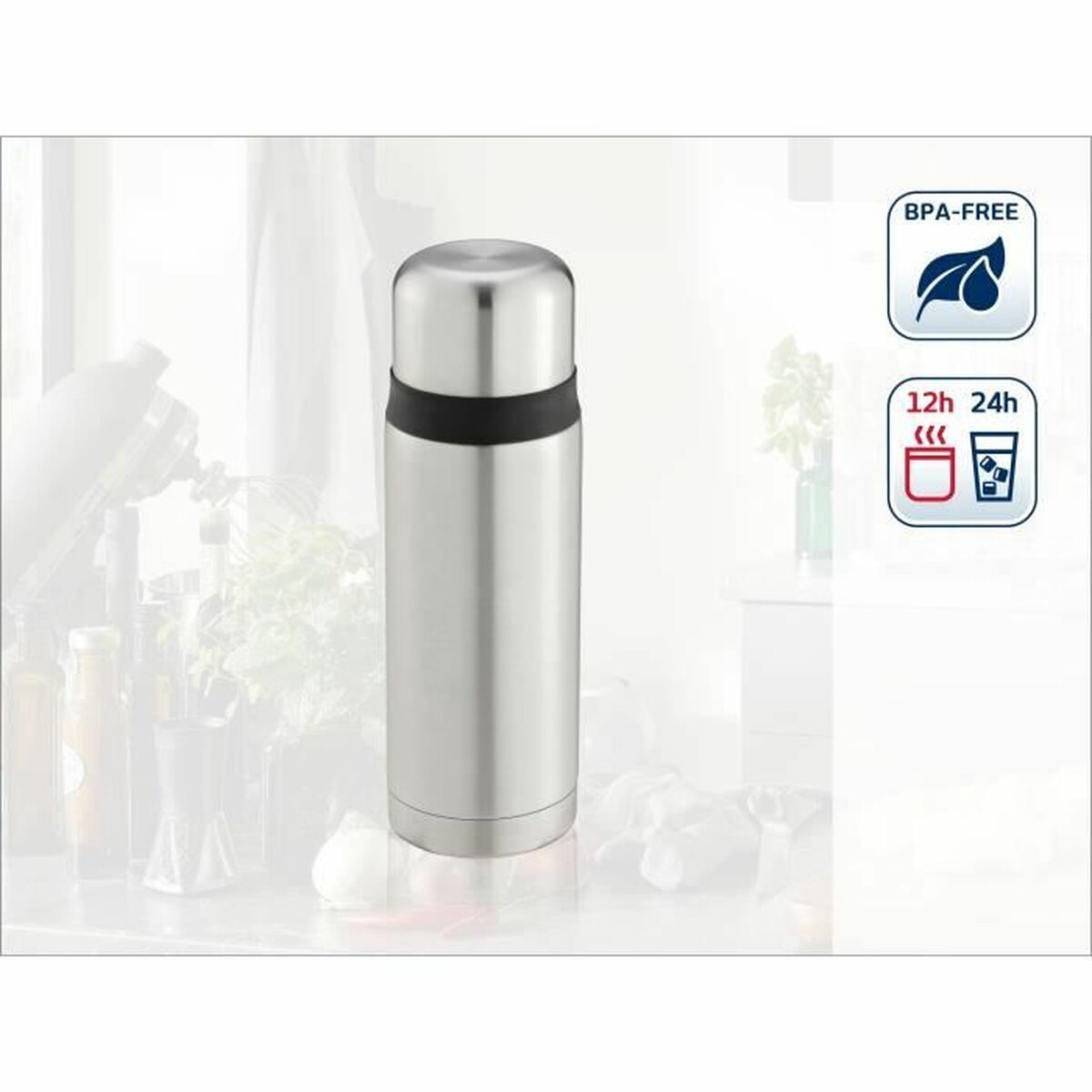 Thermos Leifheit Coco 700 ml Argenté