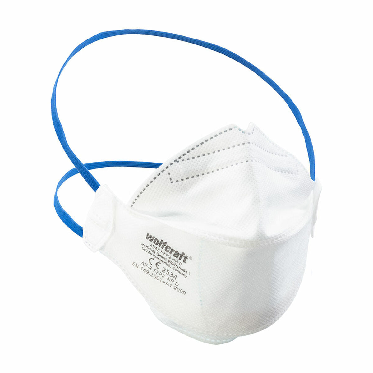 Masque Respiratoire de Protection Wolfcraft 4945000 FFP2 2 Pièces
