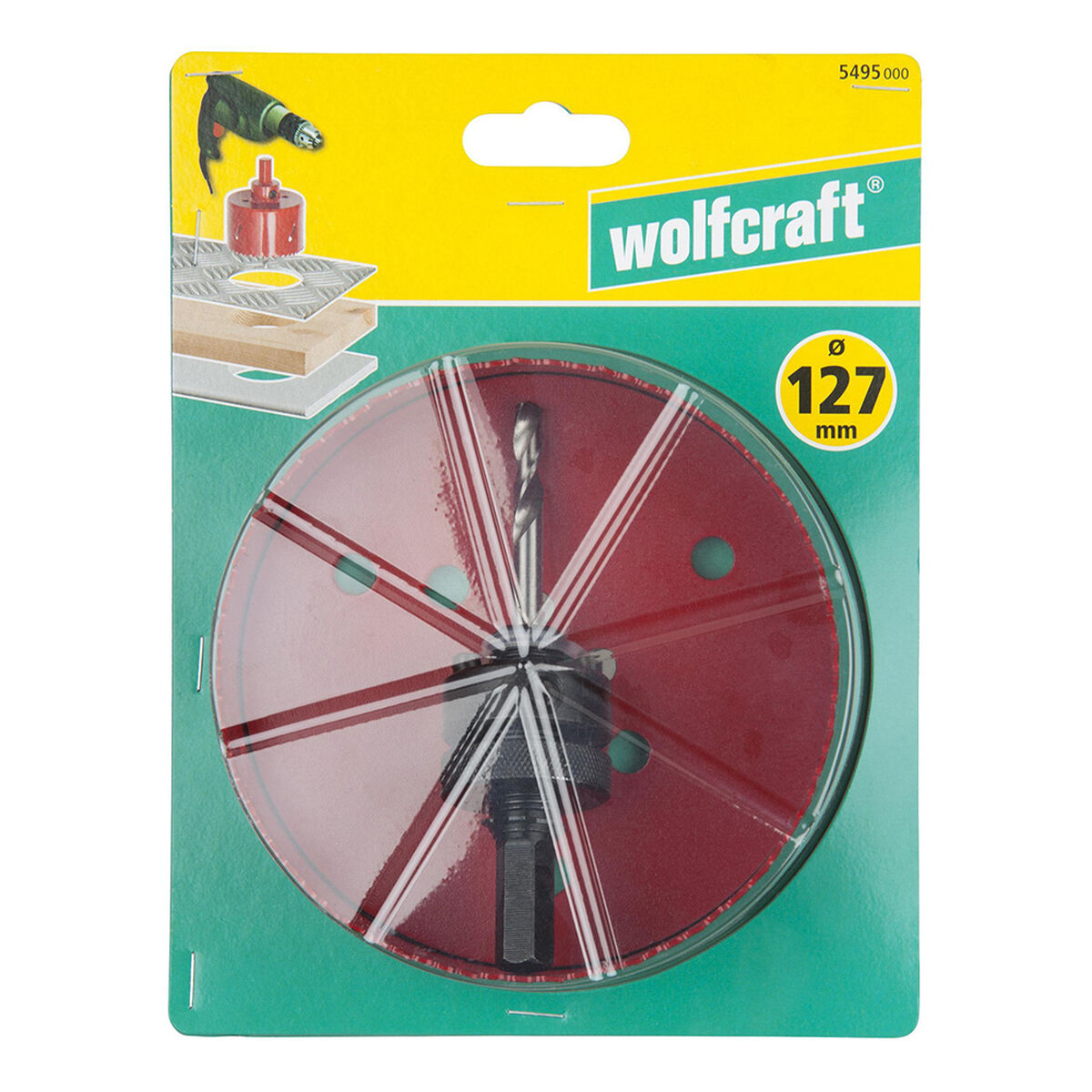 Scie cloche Wolfcraft Ø 127 mm