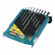 Ensemble de forets Wolfcraft Acier 9 Pièces 91 Pièces