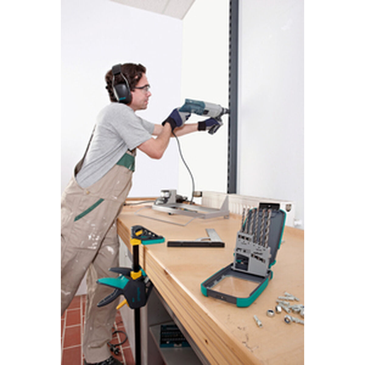 Foret pour béton et granit Wolfcraft SDS Plus Ø 9 x 160 mm