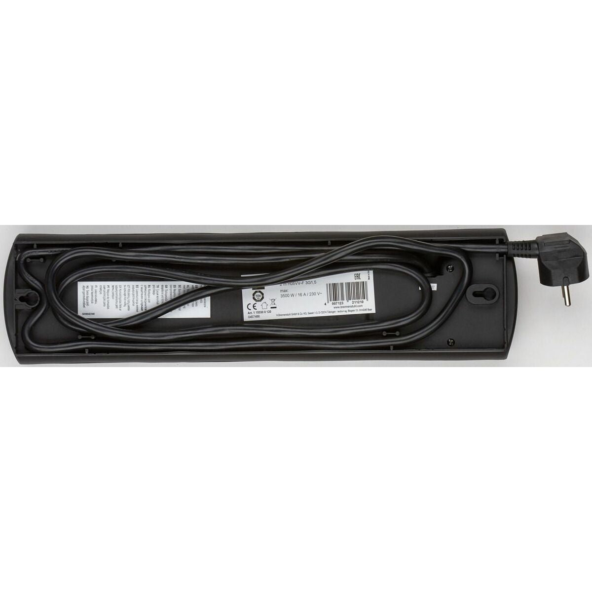 Rallonge 10 Tomas Schuko Brennenstuhl Primera-Line 3600 W (2 m)