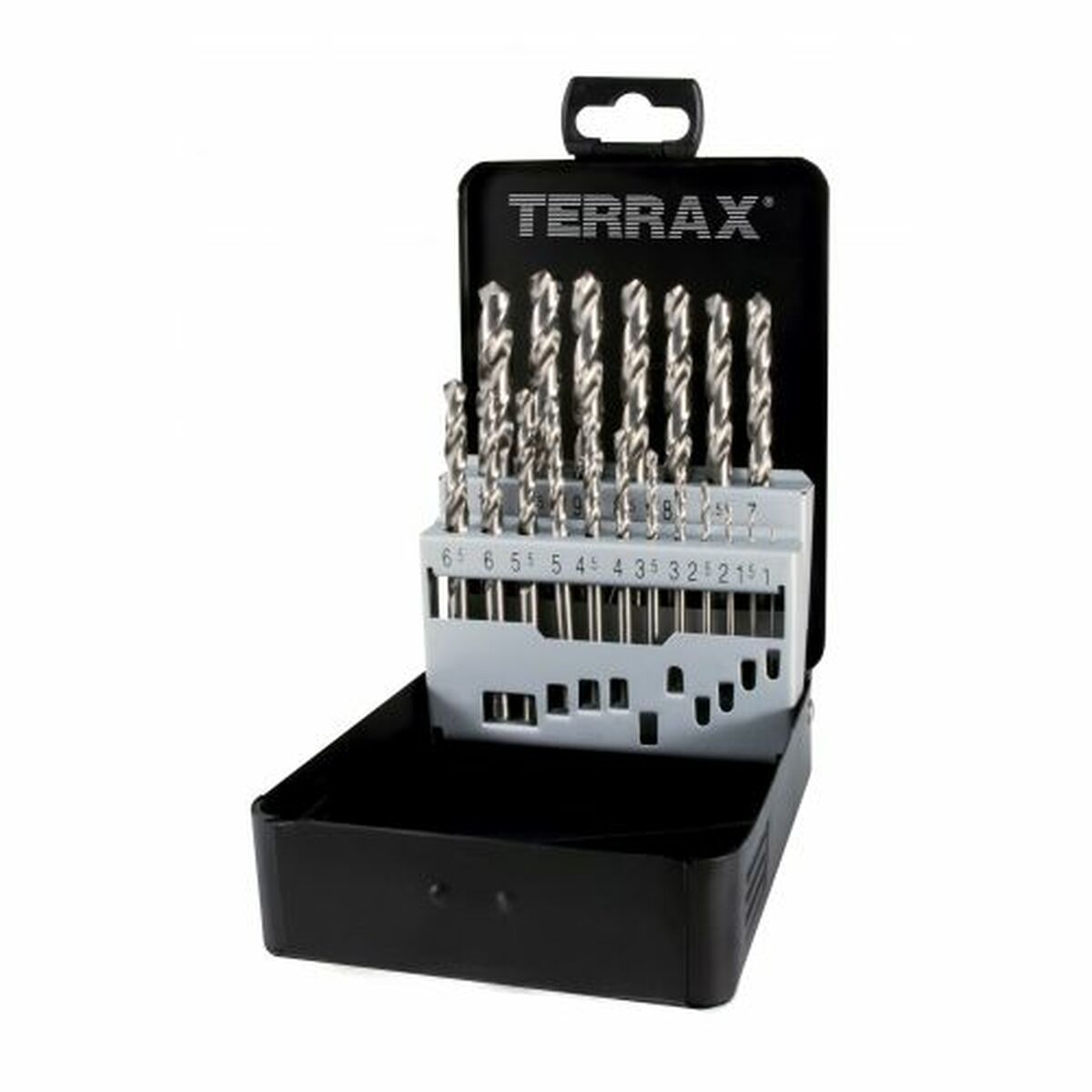 Ensemble de forets TERRAX Coffret DIN 338 25 Pièces (25 Unités)