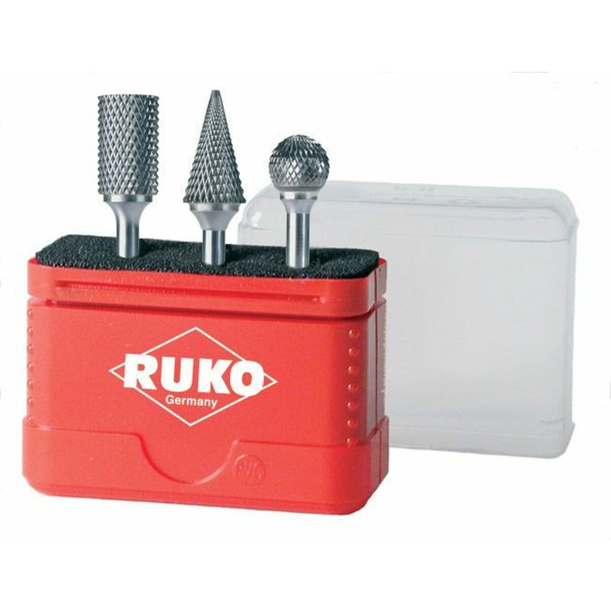 Kit de Perceuses de Fraisage pour le Forage RUKO Métal dur (HM) 3 Unités