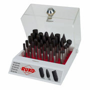 Kit de Perceuses de Fraisage pour le Forage RUKO Métal dur (HM) 35 Pièces