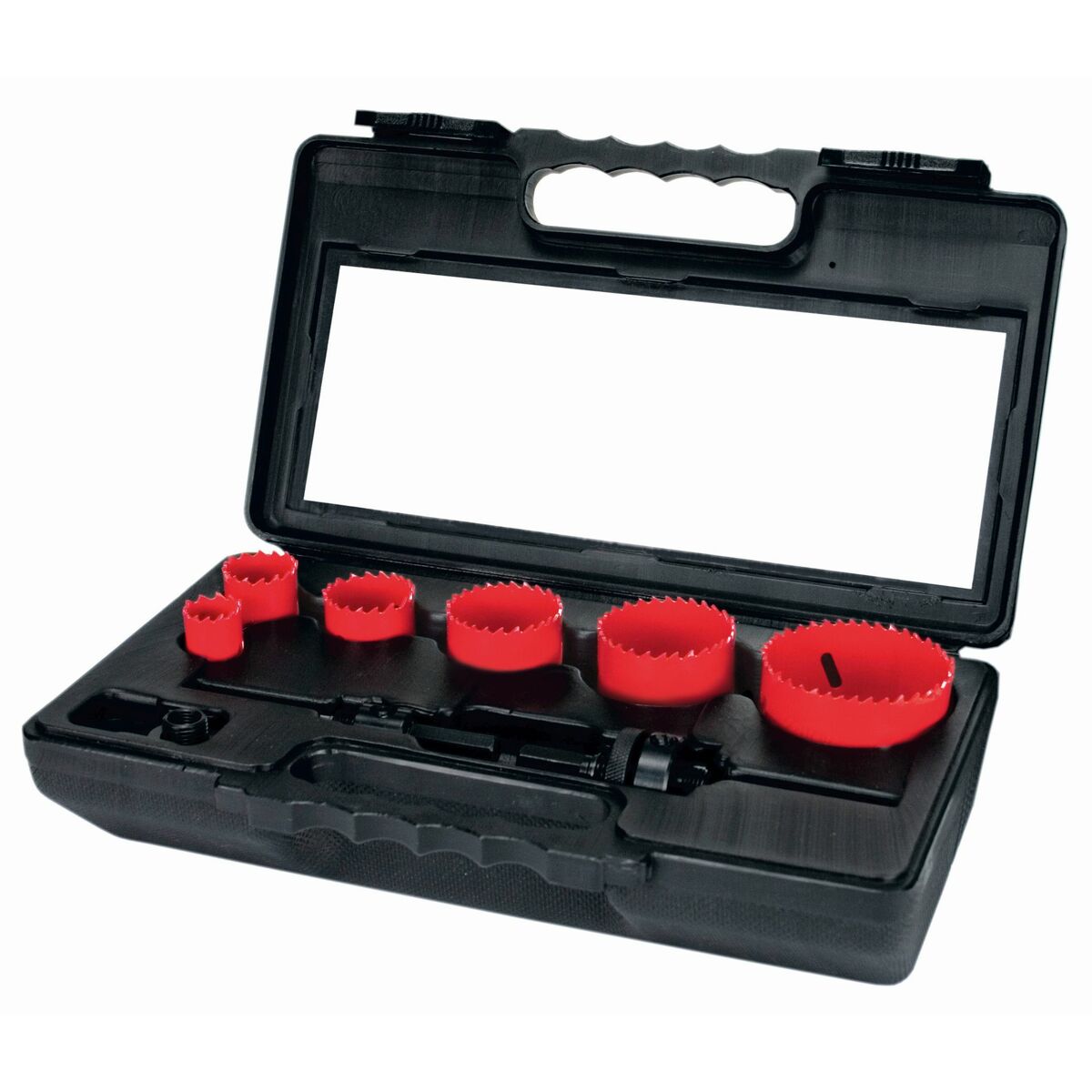 Set de couronnes de forage TERRAX ø 60 mm Ø 51 mm Ø 22 mm Ø 35 mm Ø 44 mm 28 mm 8 Pièces