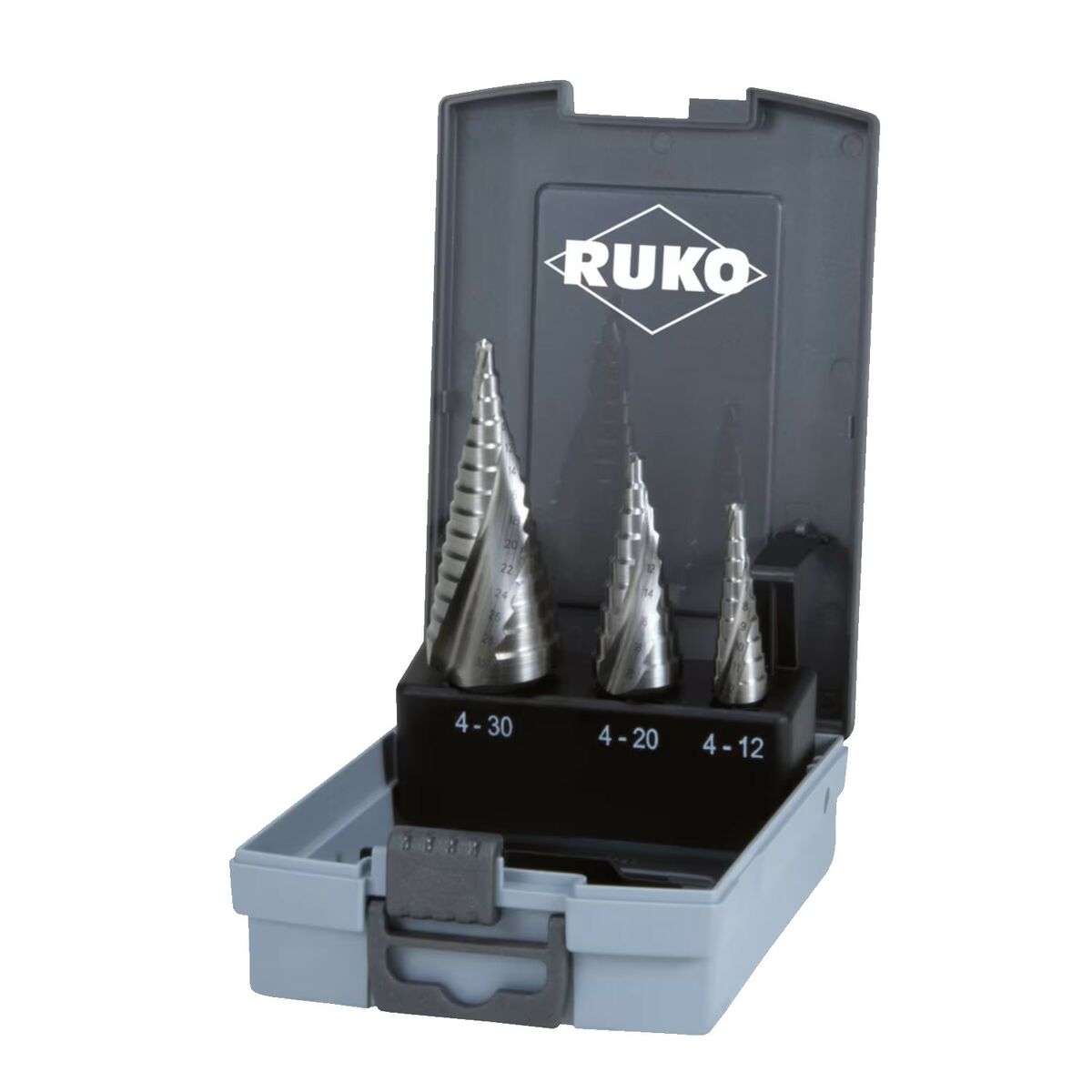 Ensemble de forets RUKO 101026RO Acier rapide (AR) Coffret 3 Pièces