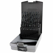 Ensemble de forets RUKO Boîte avec Couvercle DIN 338 Helicoïdal 19 Pièces