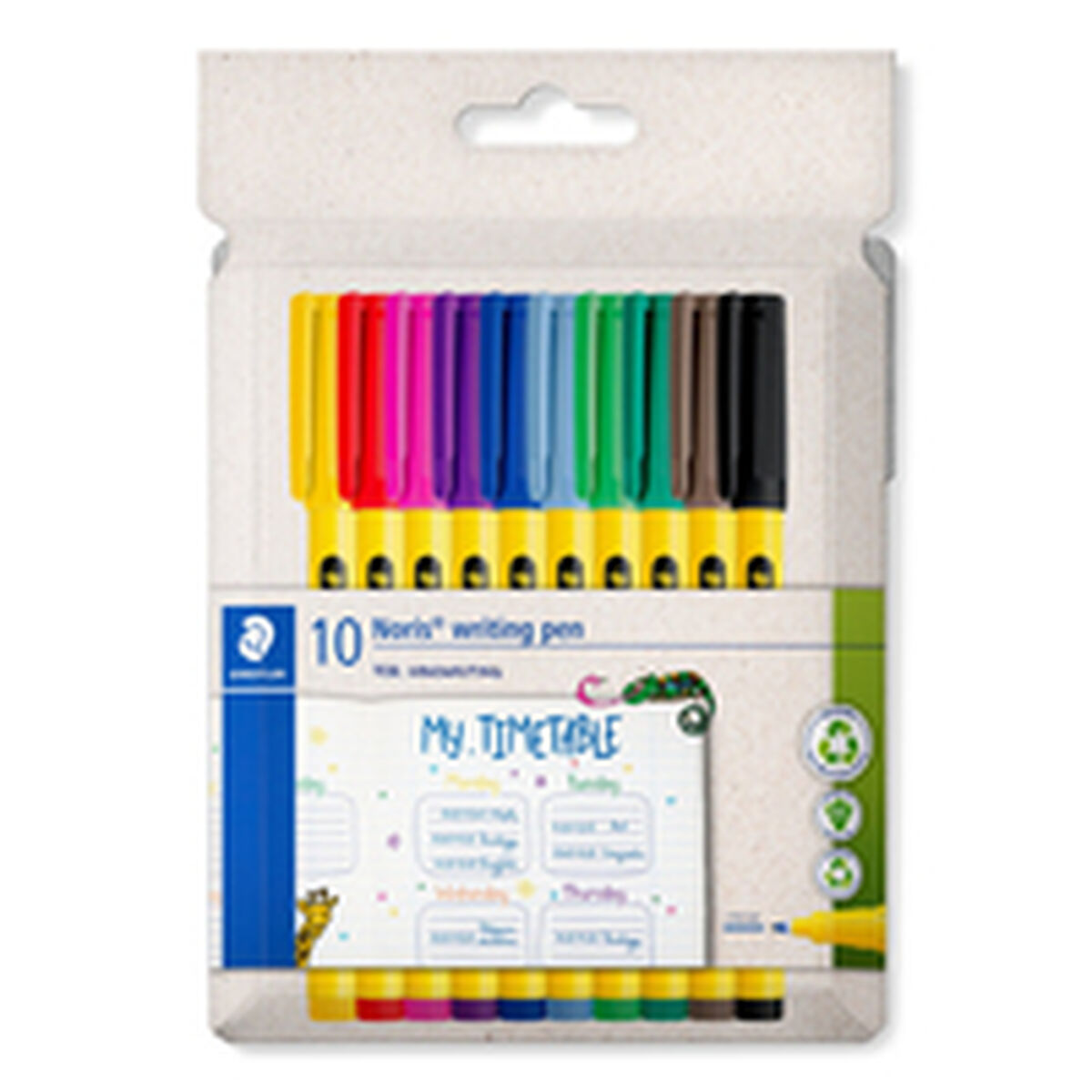 Feutres Staedtler Jaune Multicouleur (10 Unités)