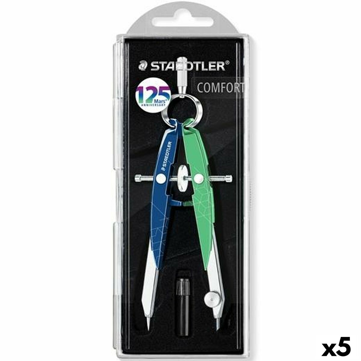 Boussole Staedtler MARS Bleu Vert (5 Unités)