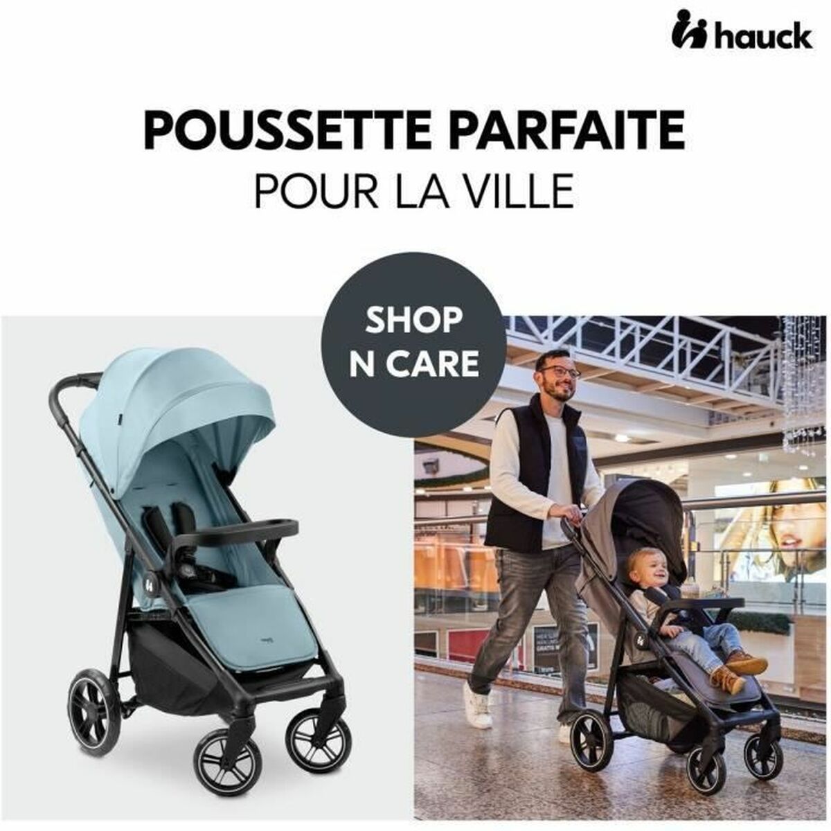 Poussette pour bébé Hauck Bleu