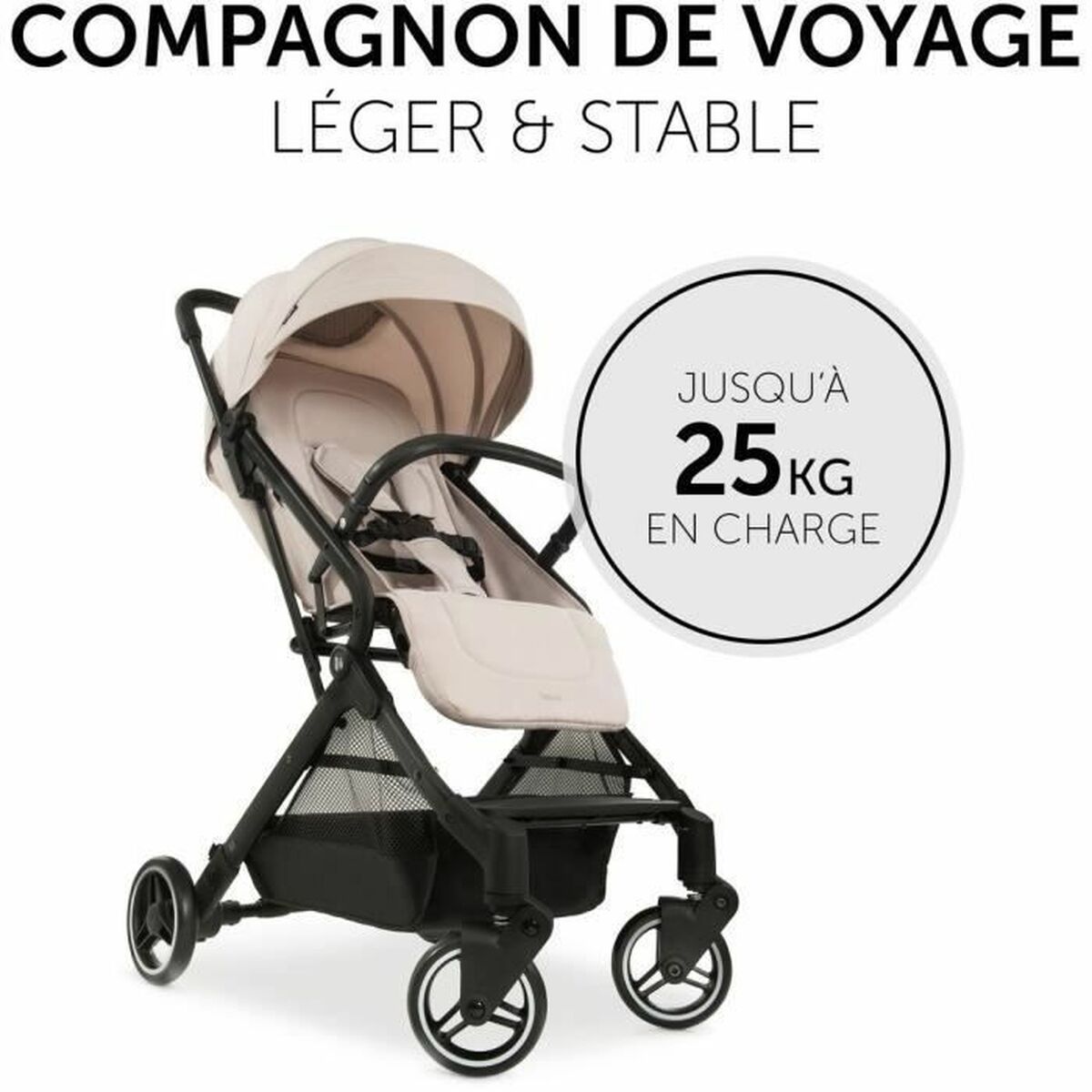 Poussette pour bébé Hauck Beige