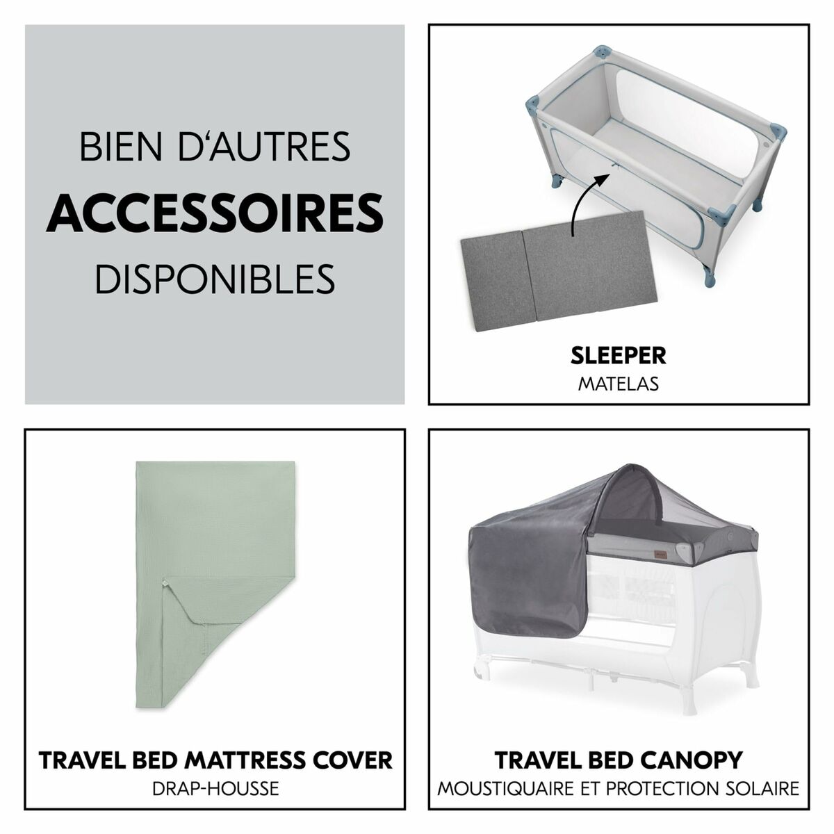 Lit de bébé Hauck Bleu