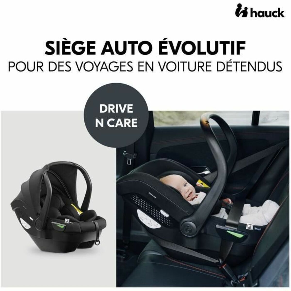Siège de Voiture Hauck Noir