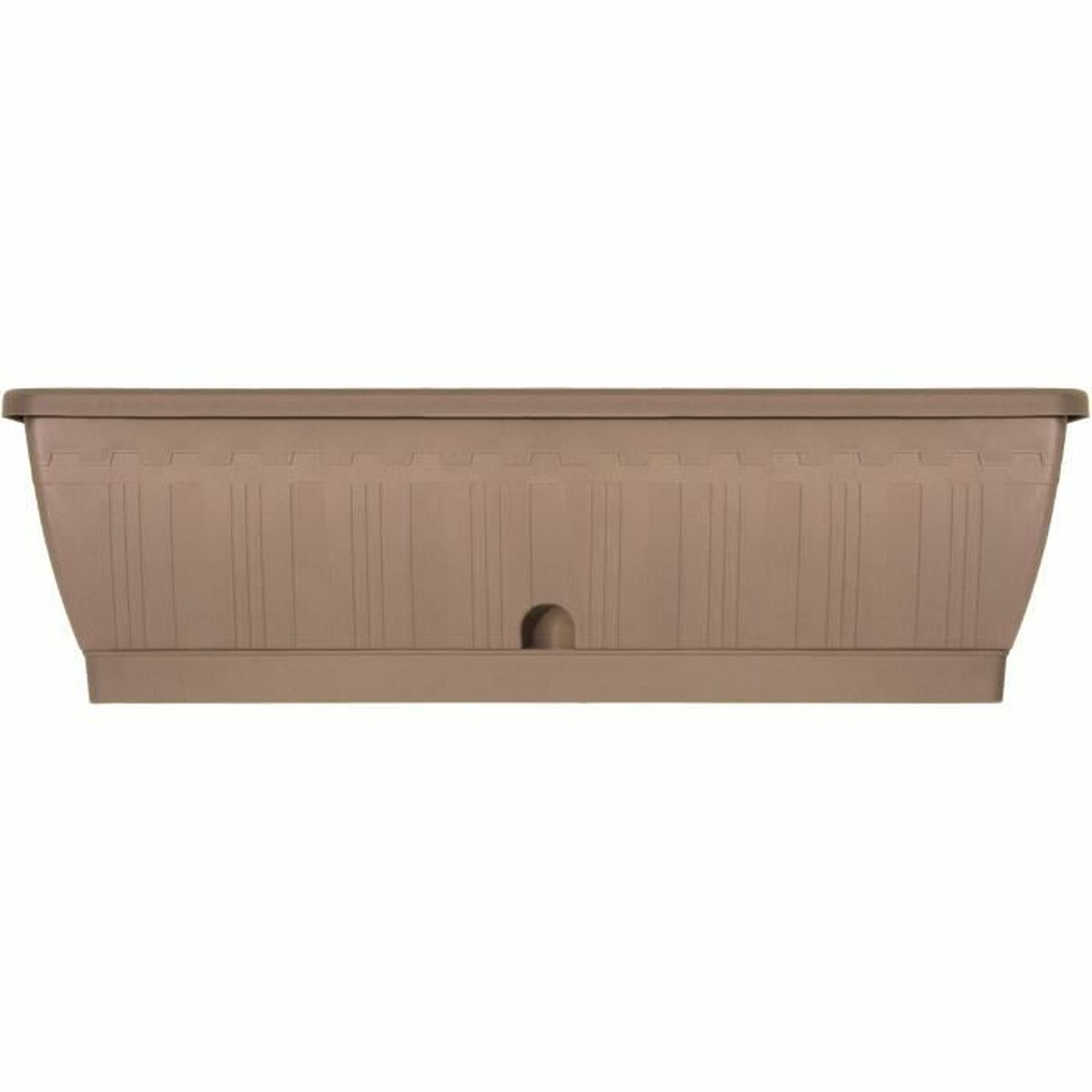 Jardinière auto-arrosante Garden ID Taupe 60 cm