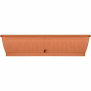 Jardinière auto-arrosante Garden ID Terre cuite 80 cm