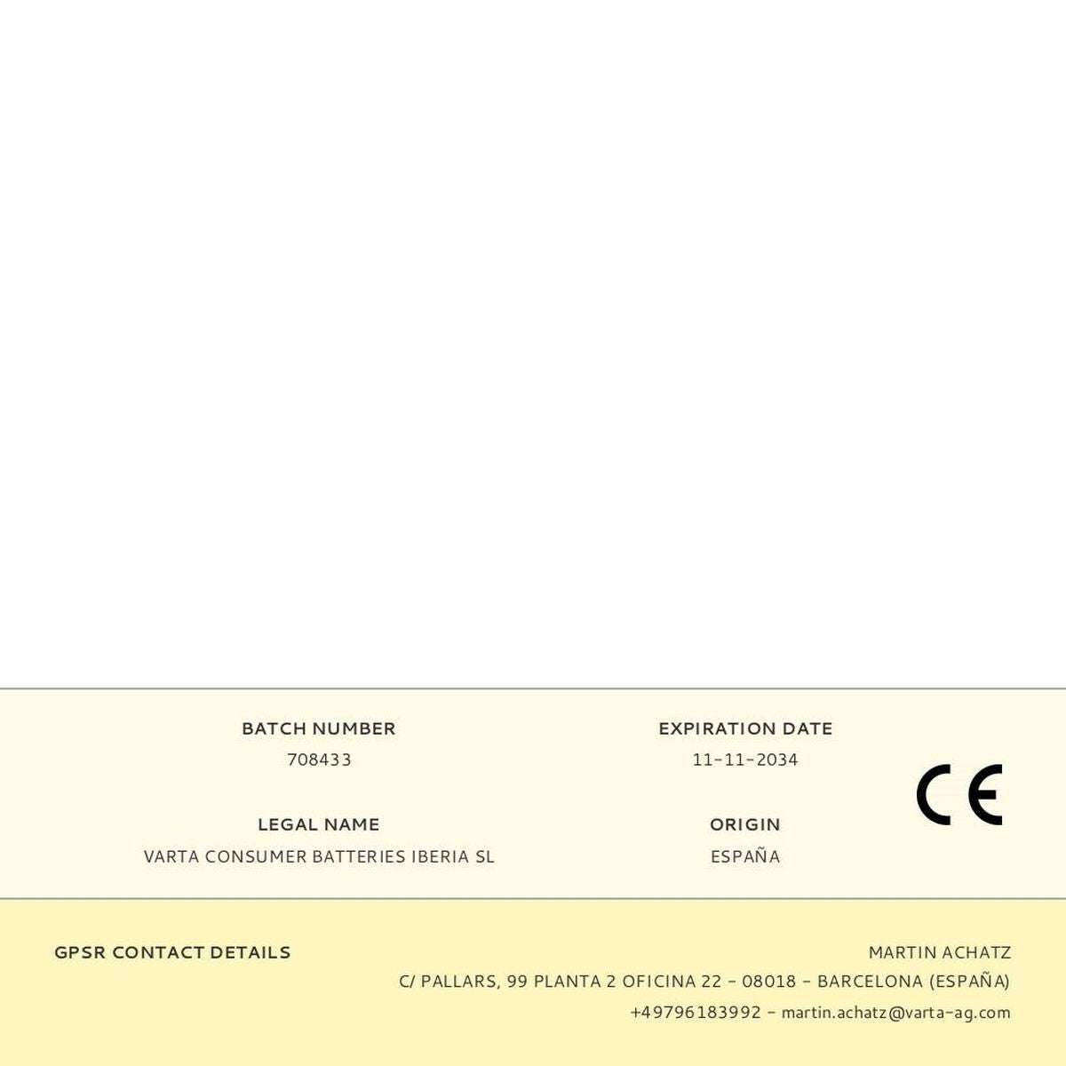 Batteries Varta longlife max power aaa - lr03 1,5 V AAA (8 Pièces) (10 Unités)