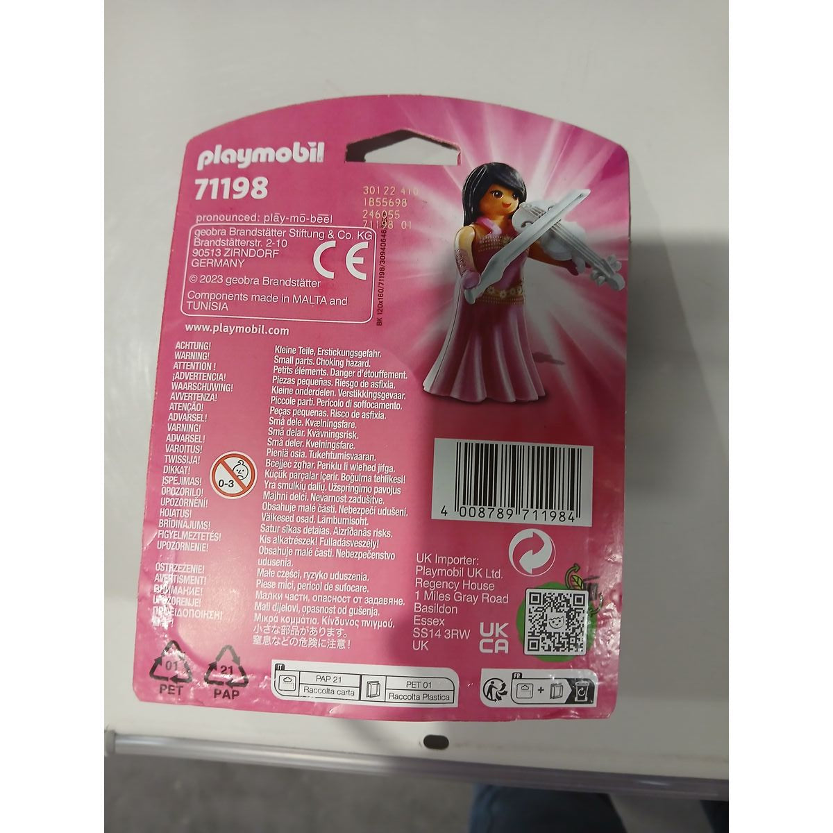 Playset Playmobil Playmo-Friends Violinist 71198 5 Pièces