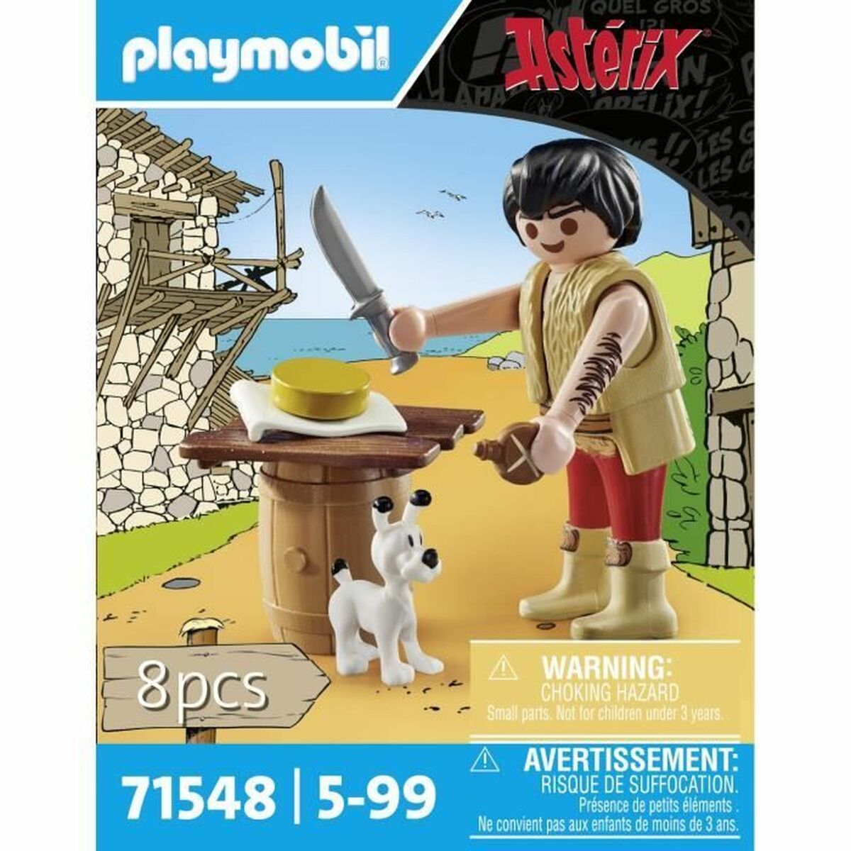 Playset Playmobil Asterix 71548 8 Pièces