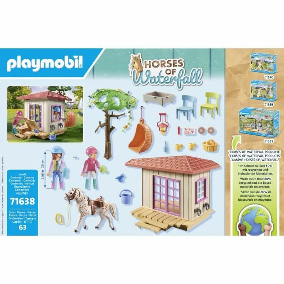 Playset Playmobil 71638 63 Pièces