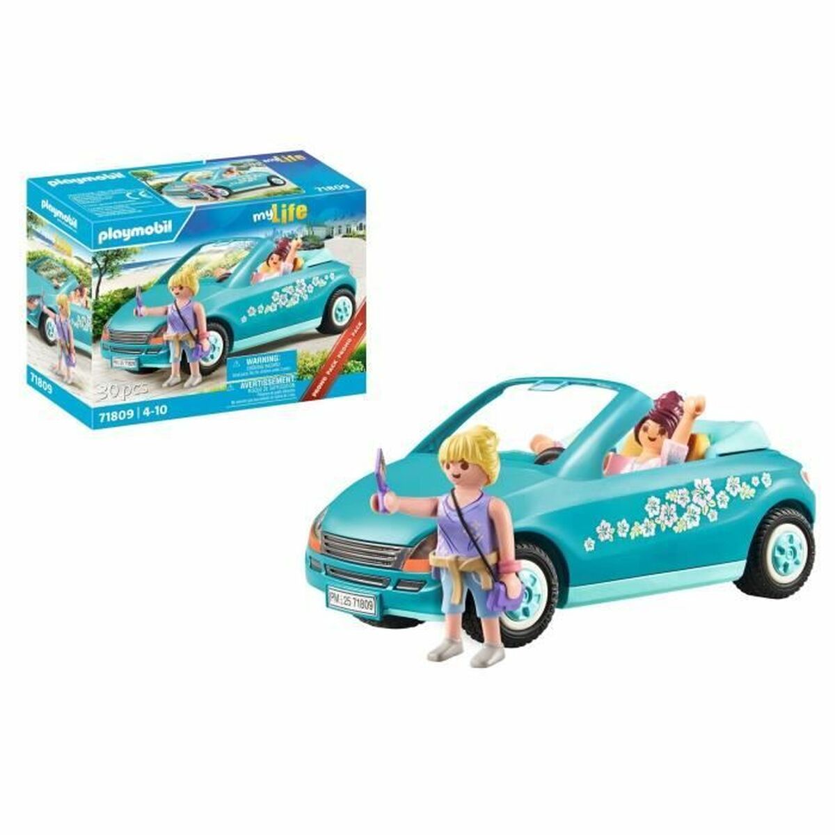 Jeu de Véhicules Playmobil 71809 Convertible 30 Pièces
