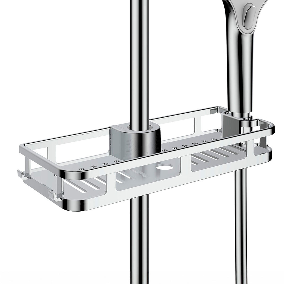 Etagère de salle de bains Wenko libertà Chrome ABS 28,5 X 4 X 11,5 CM