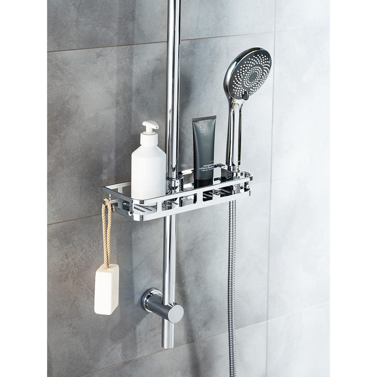 Etagère de salle de bains Wenko libertà Chrome ABS 28,5 X 4 X 11,5 CM