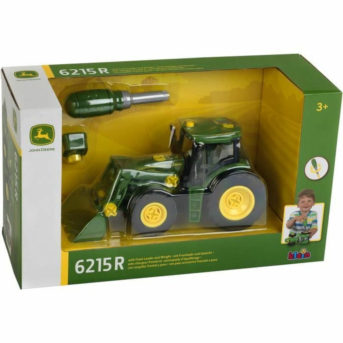 Set de construction Klein Blockables 1:24 Tracteur Vert