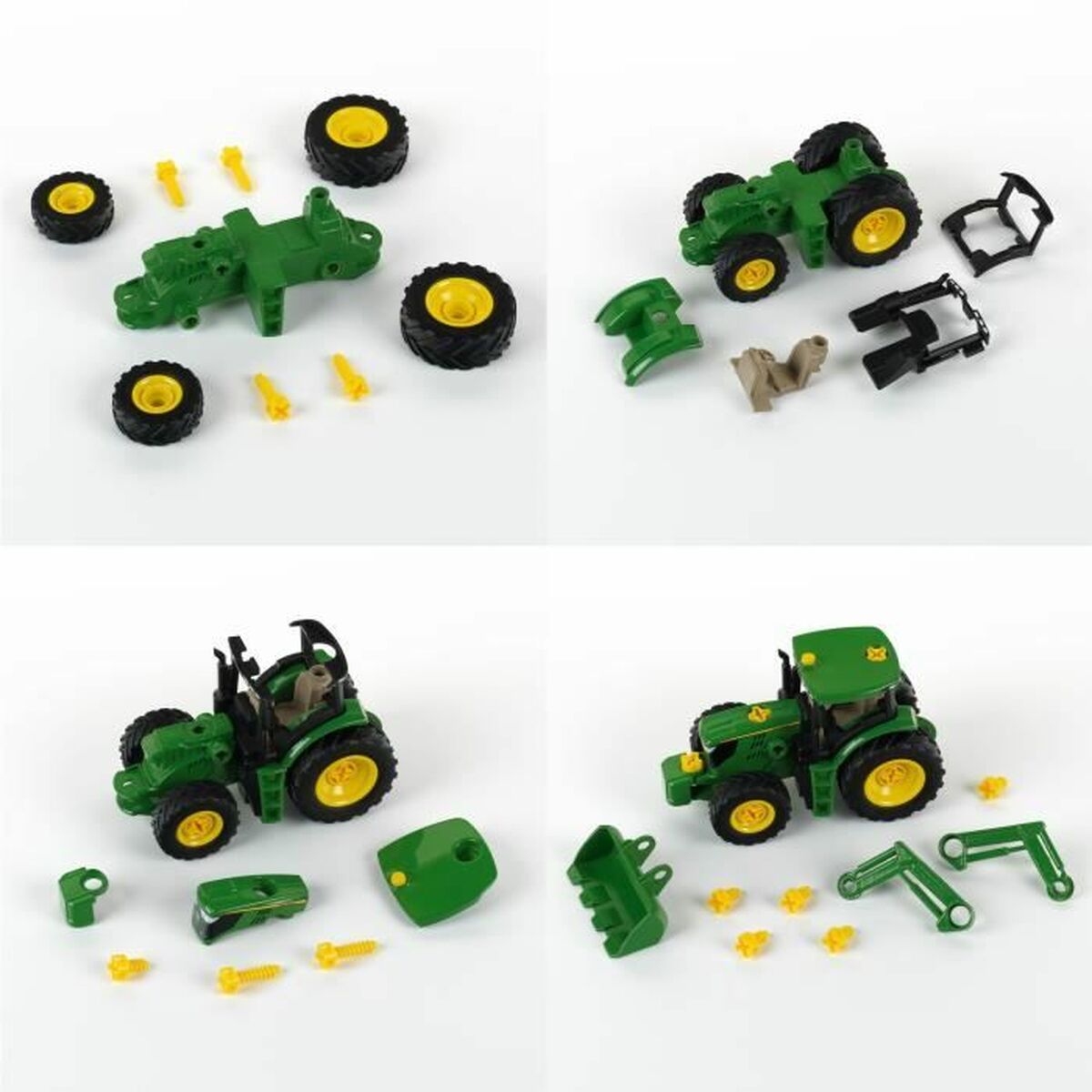 Set de construction Klein Blockables 1:24 Tracteur Vert