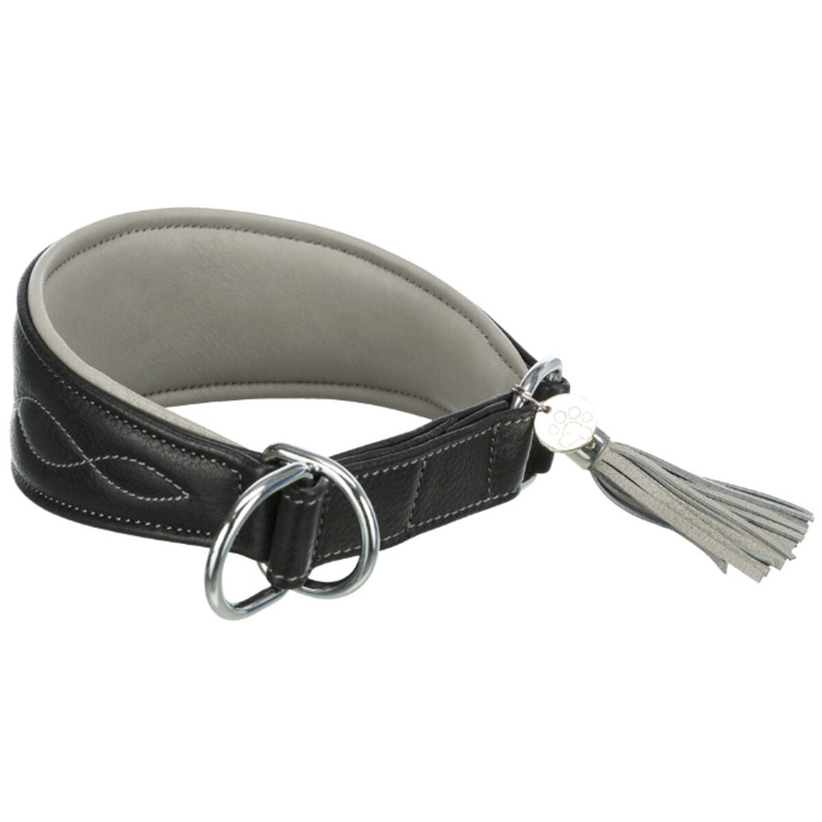 Collier de dressage Trixie Active Comfort Noir Gris 21-26 cm