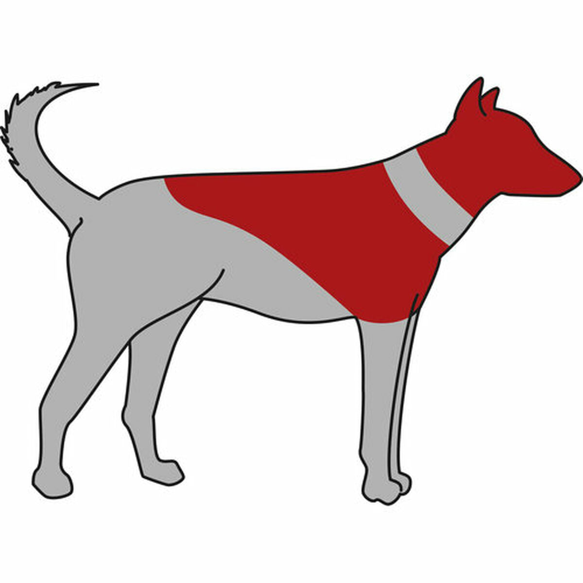 Collier protecteur pour chien Trixie Bleu Gonflable (45-57 cm)