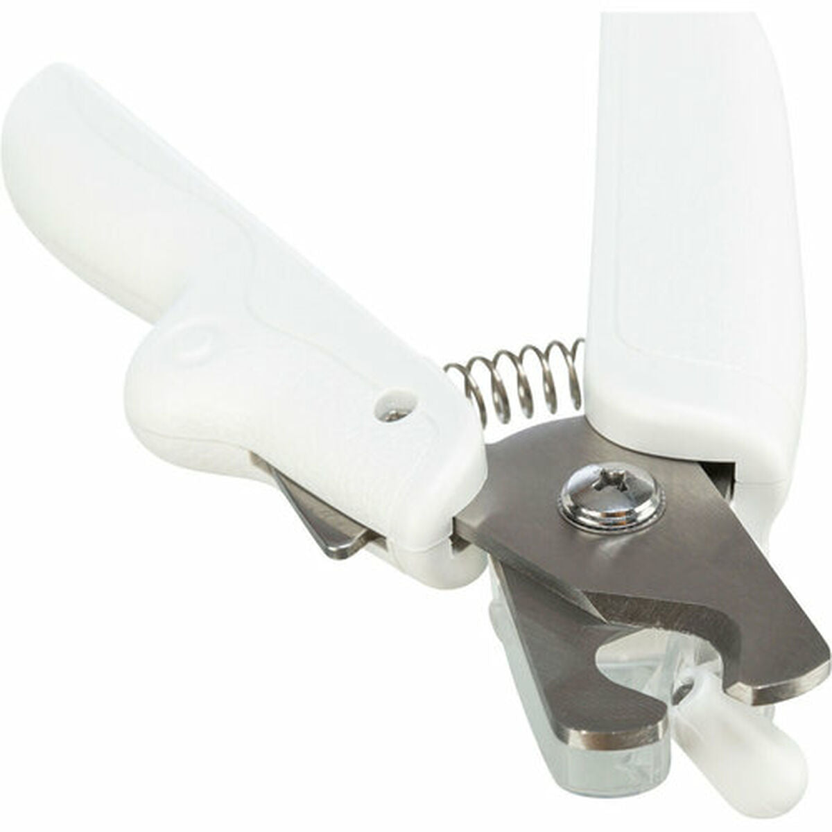 Coupe-griffes avec LED pour Animaux de Compagnie Trixie Acier inoxydable Plastique 15 cm Blanc