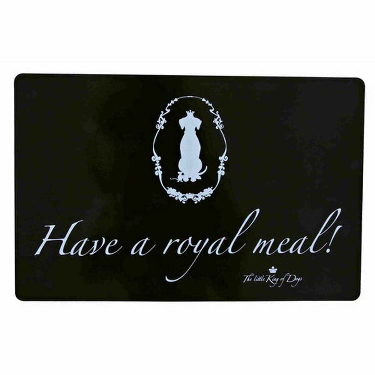 Tapis Trixie Have a royal meal Noir Plastique 44 × 28 cm