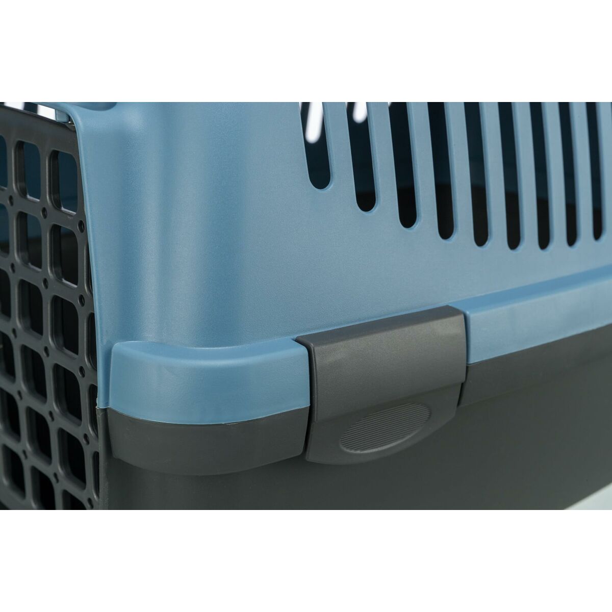 Cage de Transport Trixie Capri Bleu pastel Gris foncé Plastique 32 x 31 x 48 cm 32 × 31 × 48 CM