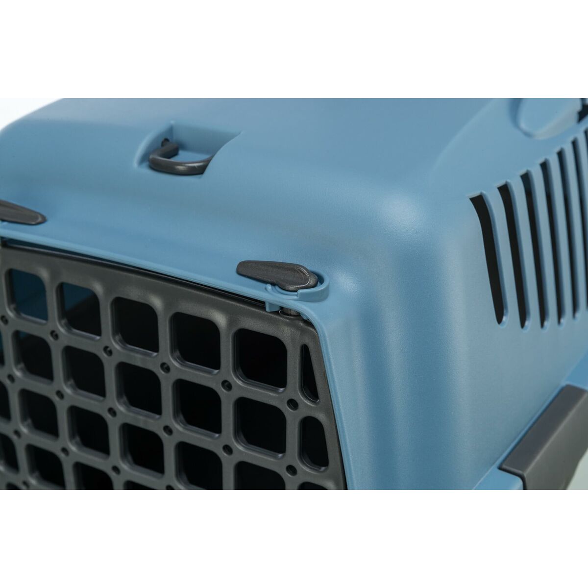 Cage de Transport Trixie Capri Bleu pastel Gris foncé Plastique 32 x 31 x 48 cm 32 × 31 × 48 CM