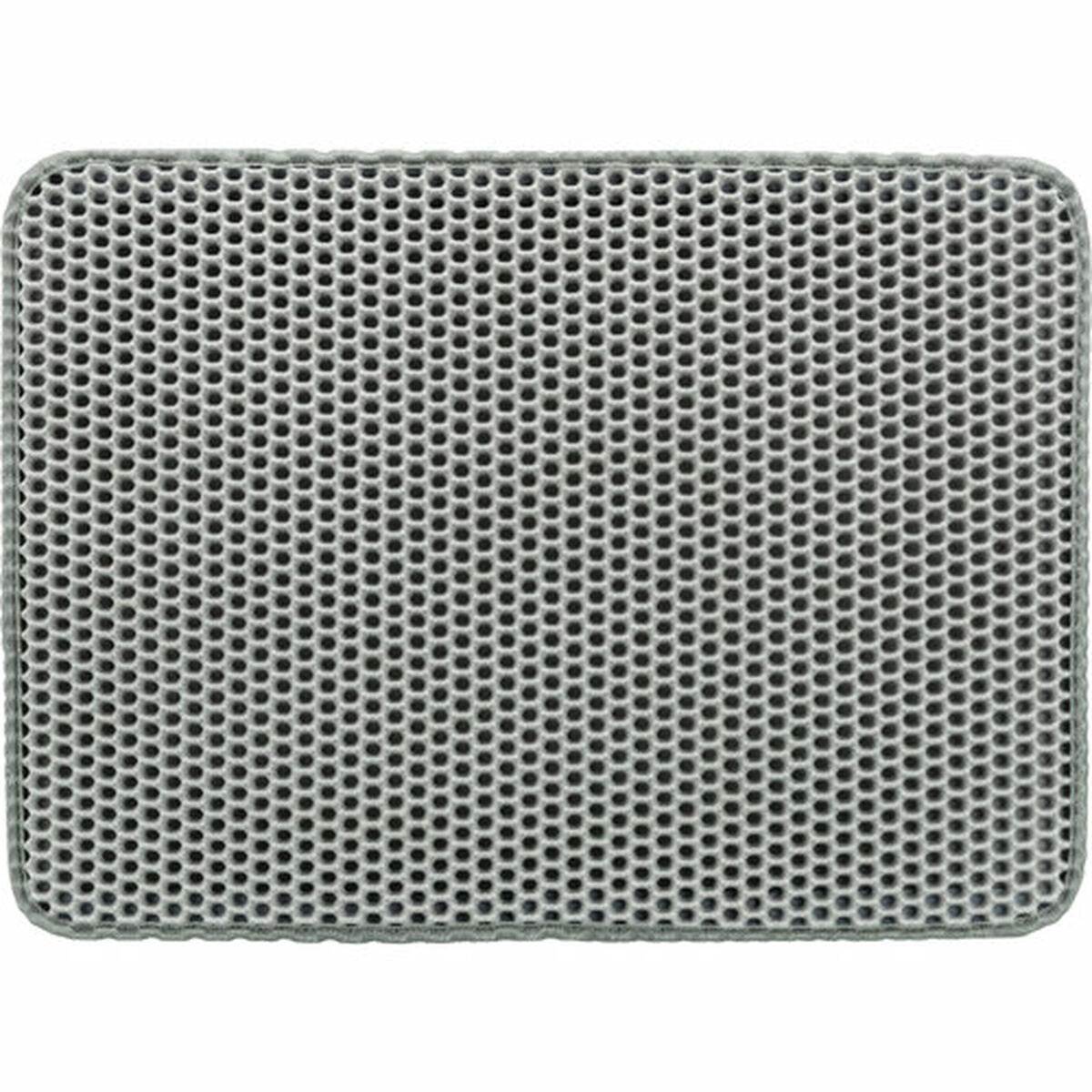 Tapis de Litière pour Chat Trixie Gris Feuille de Mousse 40 × 70 cm