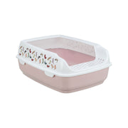 Bac à litière pour chats Trixie Delio Blanc Lila Plastique 38 × 20 × 50 cm