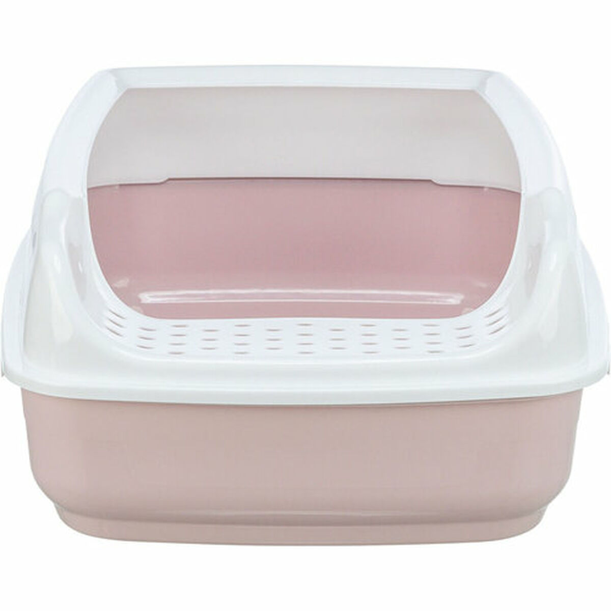 Bac à litière pour chats Trixie Delio Blanc Lila Plastique 38 × 20 × 50 cm