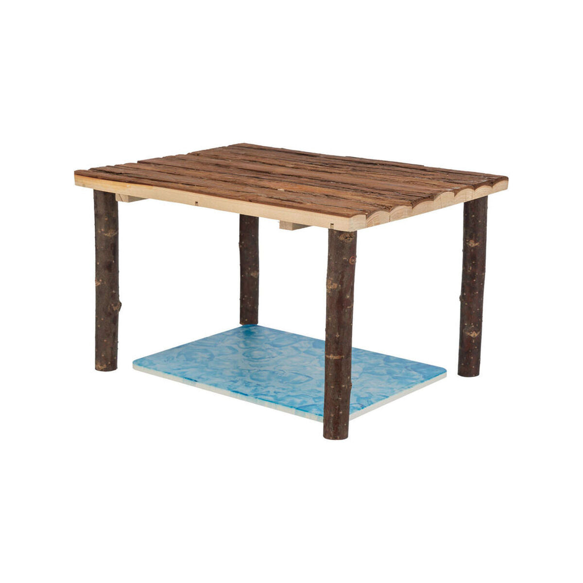 Jouet pour Rongeurs Trixie Marron écorce d'arbre 45 × 27 × 35 cm Plate-forme