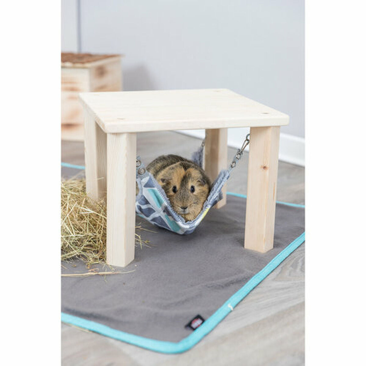 Hamac Suspendu Trixie Gris Pêche 28 × 24 × 28 CM