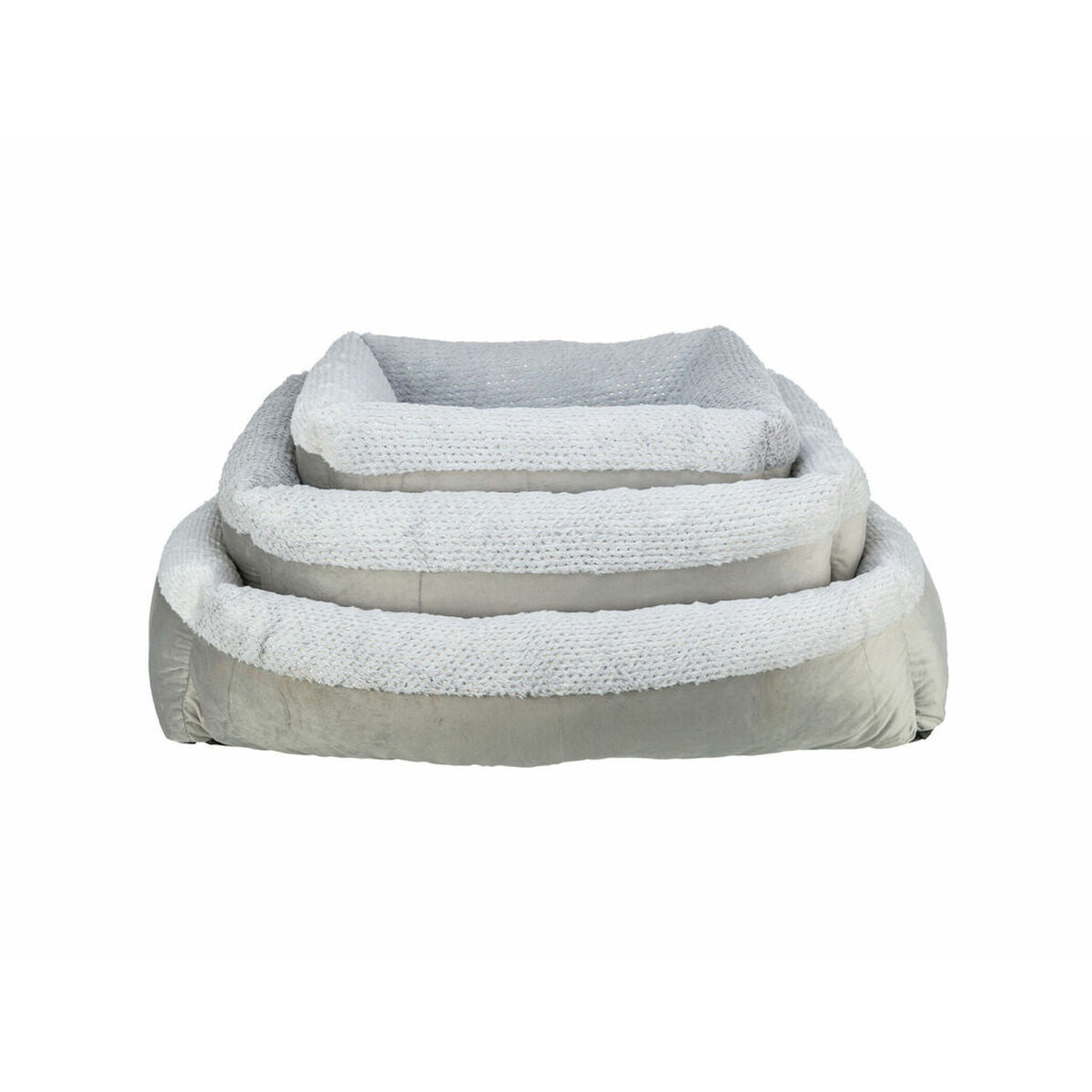 Lit pour chien Trixie Livia Soft Gris 100 x 70 cm